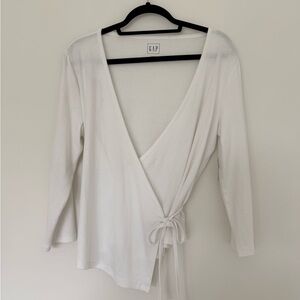 NWT GAP Modern T Women's Wrap Top